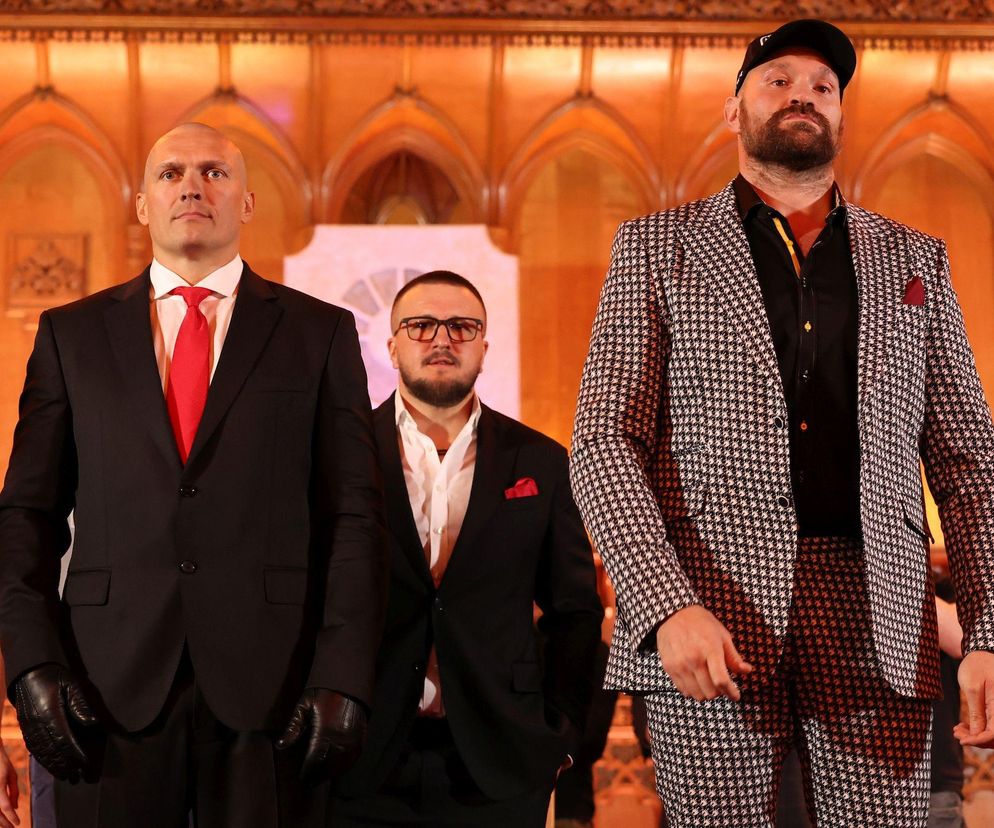 Ołeksandr Usyk i Tyson Fury