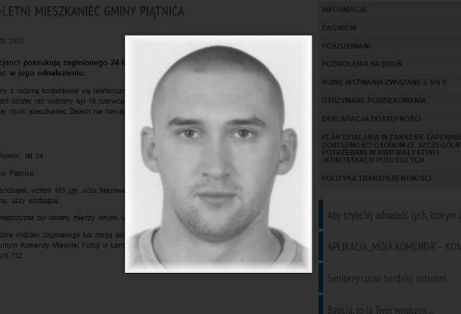 Krystian ostatni raz był widziany w Warszawie. Szuka go rodzina. Gdzie jest 24-latek?