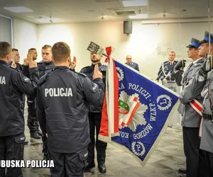 Nowi funkcjonariusze wstąpili w szeregi lubuskiej policji. Uroczyste ślubowanie w Gorzowie Wlkp.