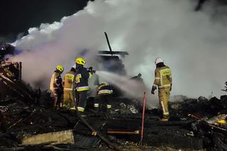 Pożar domu w Maliszowie