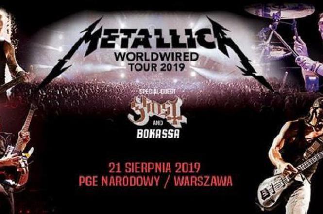 Metallica w Polsce 2019 - CENY BILETÓW na PGE Narodowy
