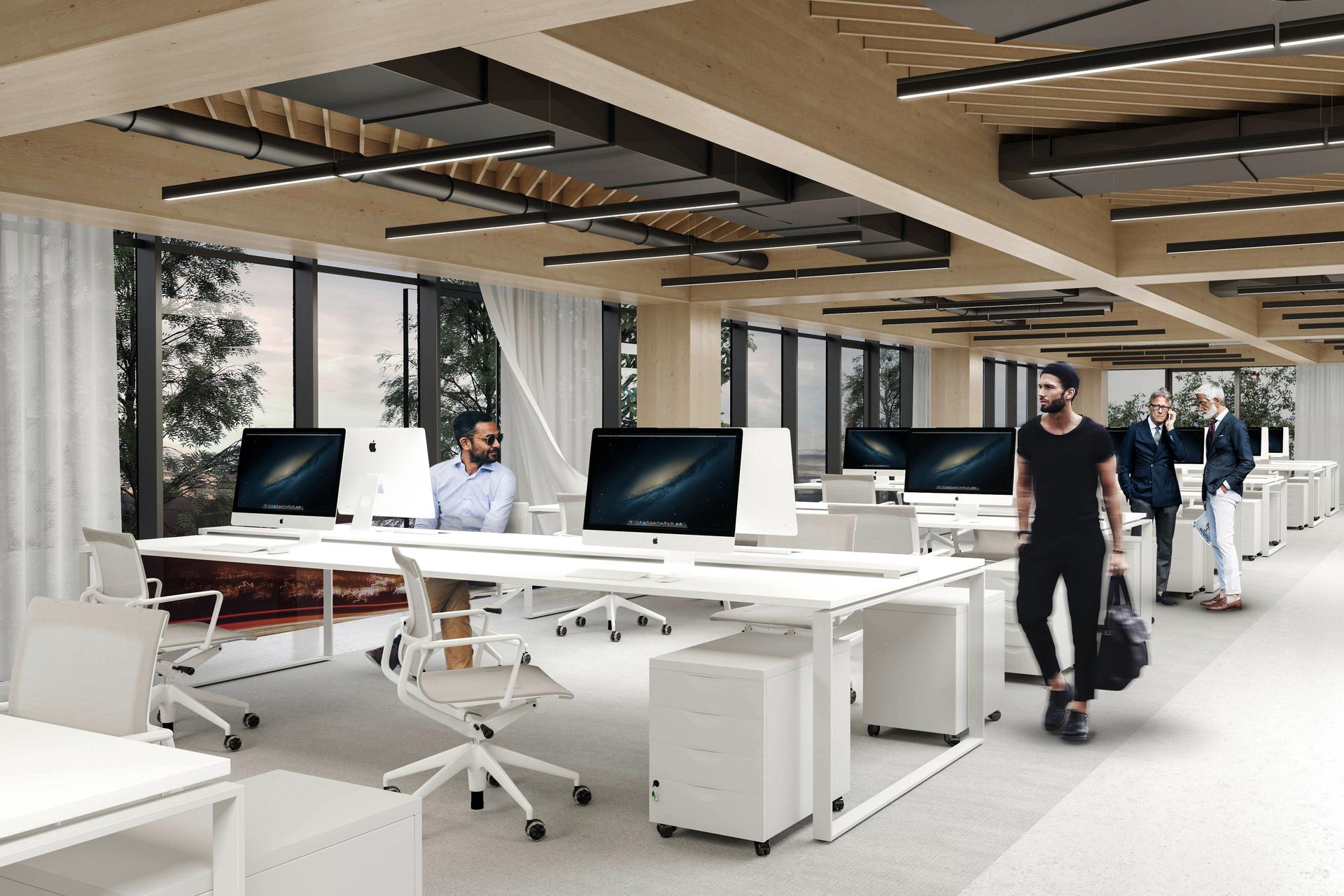 Projekt biurowca w Gdańsku, autorzy: APA Wojciechowski