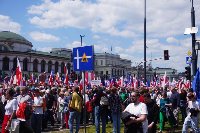 "Wielki Marsz Patriotów" Rafała Trzaskowskiego w Warszawie 25.05.2025