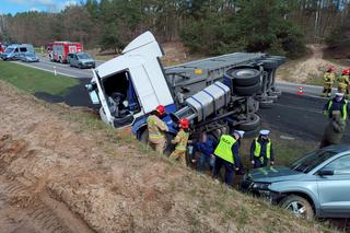 Ratował się przed tragedią, mógł przygnieść go węgiel. Dramat na obwodnicy Siedlec