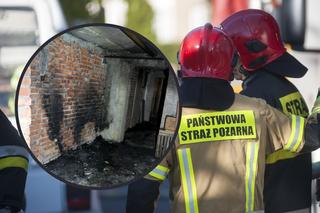 POŻAR w bloku w Gościeradowie. Ludzie UCIEKALI, PODPALACZ siedział w krzakach