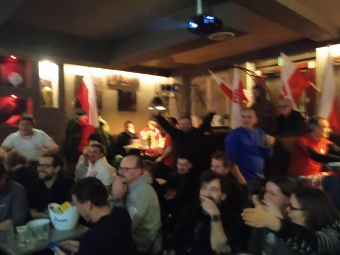 Mecz Polska-Argentyna oglądany w Poznaniu
