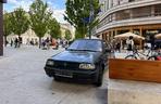 Akcja Miejskiej Agendy Parkingowej na placu Pięciu Rogów w Warszawie