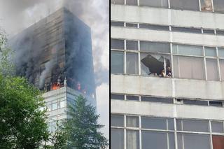 Pożar wielopiętrowego gmachu pod Moskwą. Rośnie liczba ofiar. Ludzie skaczą z okien