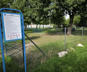 Wybieg dla psów przy Ćwiczni w Lesznie