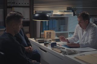 M jak miłość odc. 1876. Paweł (Rafał Mroczek) Marysia (Małgorzata Pieńkowska), lekarz Franki