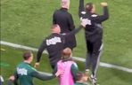 Edward Iordanescu w meczu Szachtar - Legia