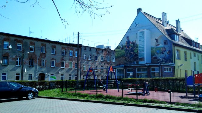 Mural przy ul. Stołczyńskiej