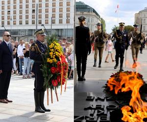 Niezwykła zmiana warty. Strażnicy miejscy przy Grobie Nieznanego Żołnierza w Warszawie