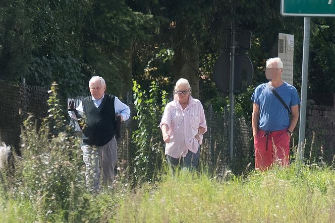 Kaczyński w puszczy z przyjaciółką