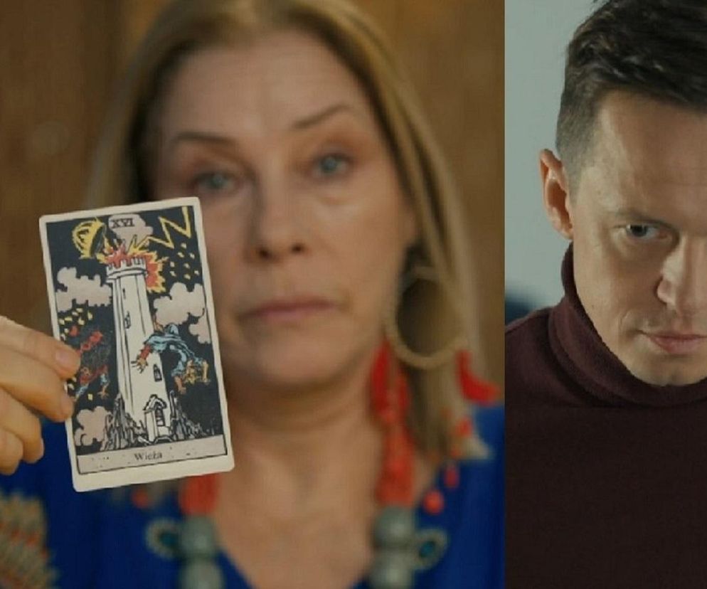 Barwy szczęścia, odcinek 3187. Jolą (Małgorzata Potocka), Błażej (Piotr Ligienza)