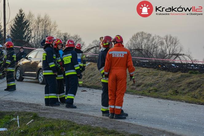 WYBUCH GAZU w Żydowie. RUNĄŁ strop domu 