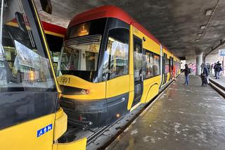 Zderzenie tramwajów na Moście Gdańskim w Warszawie