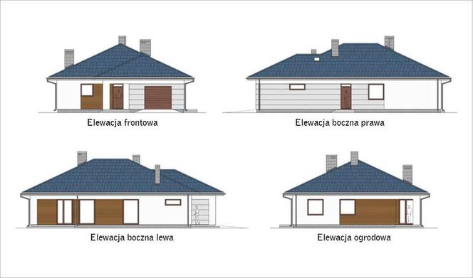 Projekt domu M106 Słoneczna polana z katalogu Muratora - wizualizacje, plany, rysunek, aranżacje, zdjęcia