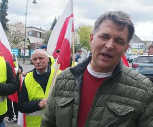 Kalisz. Rolnicy protestowali przed biurami poselskimi 