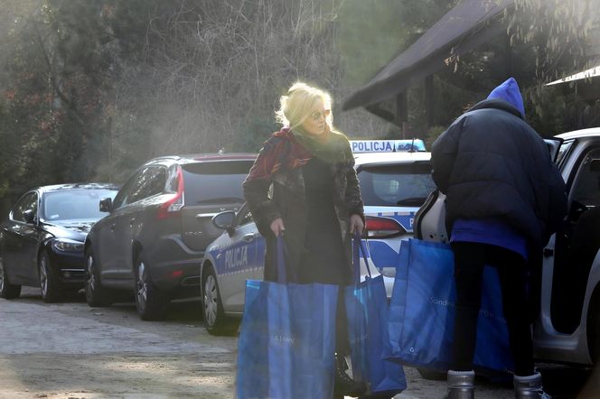 Sylwia Wysocka z komornikiem do bylego