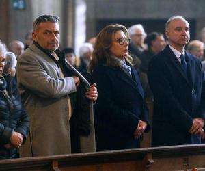 Joanna Kurowska na pogrzebie Ernesta Brylla