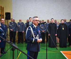 Ślubowanie nowych policjantów w Łodzi
