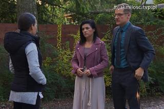 M jak miłość odc. 1708. Magda (Anna Mucha), Kinga (Katarzyna Cichopek), Piotrek (Marcin Mroczek)