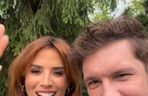 M jak miłość nowy sezon. Kama (Michalina Sosna), Marcin (Mikołaj Roznerski) na planie
