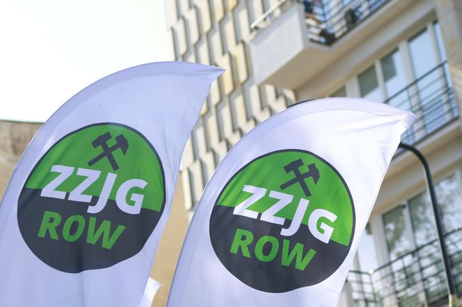 Protest górników i hutników ze Śląska w Warszawie