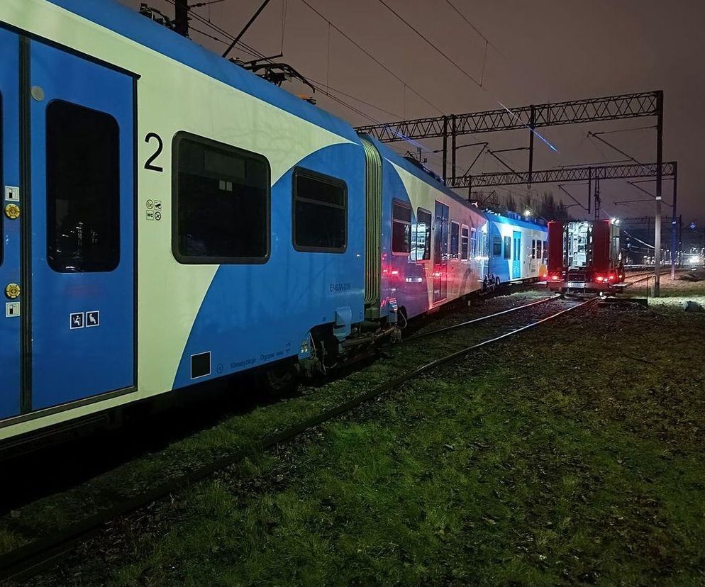 KMP w Koszalinie wykolejenie pociągu