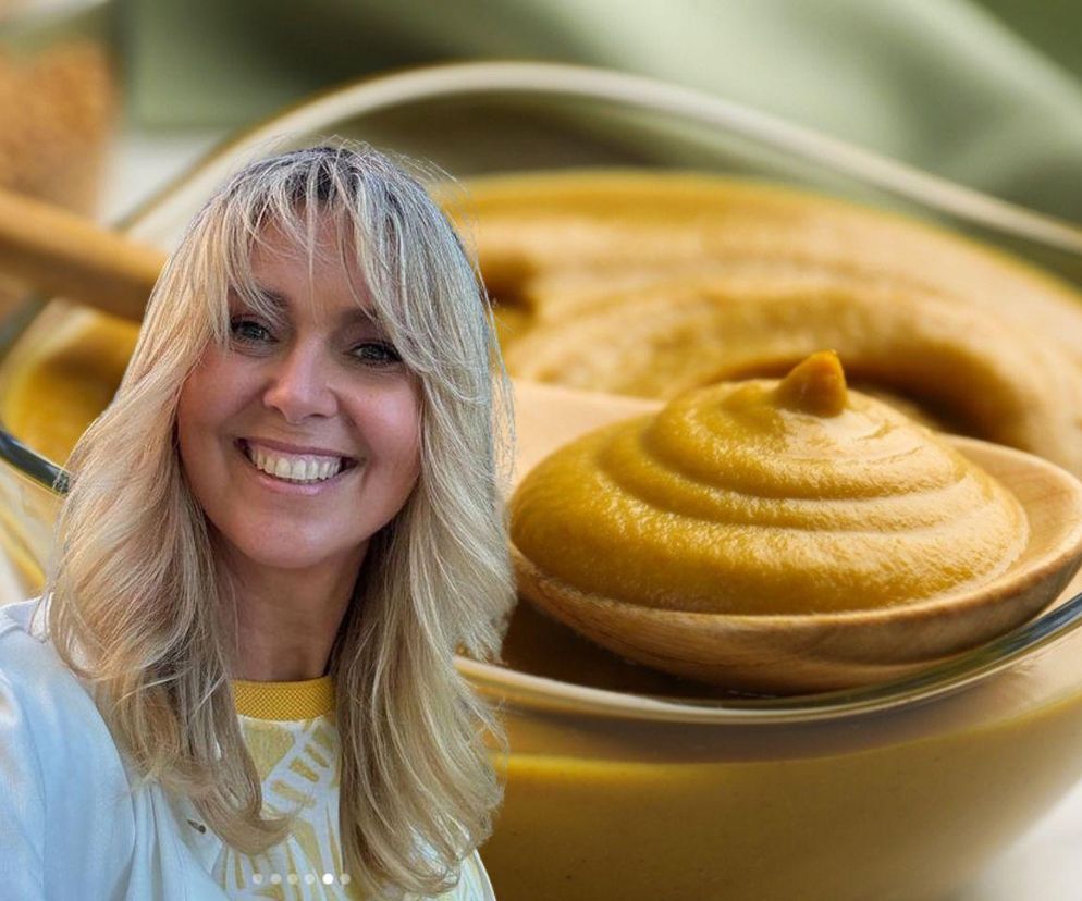 Musztarda o smaku pigwowca. Przepis Ewy Wachowicz na domowy przysmak