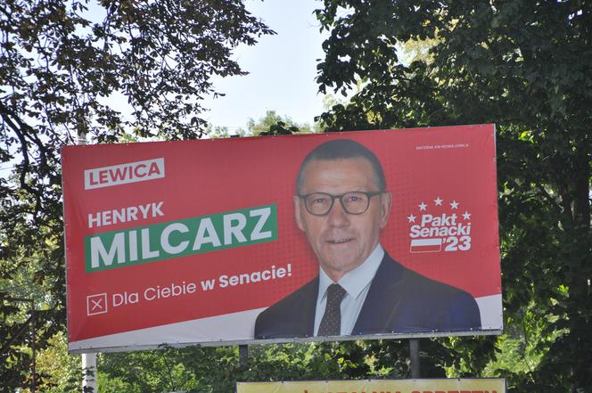 Kampania wyborcza w Kielcach. W śródmieściu najwięcej plakatów kandydatów do Sejmu i Senatu