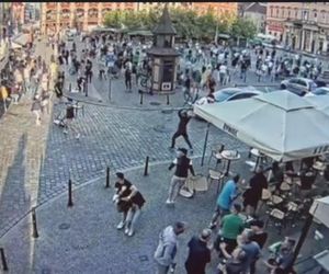 Sceny grozy na rynku we Wrocławiu! Ogromna burda przybyszów z zagranicy. Pion kryminalny w akcji!