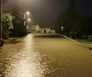 Zalana miejscowość Konradów koło Nysy