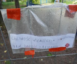 Ogrodzony plac zabaw na Winogradach