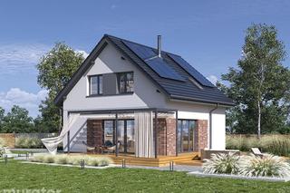 Projekt Dom na start od Muratora - wizualizacje, plan, aranżacje