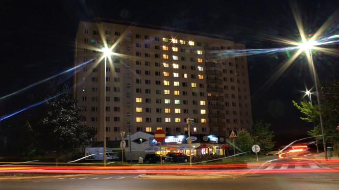 Iluminacja na "Kordeckim"