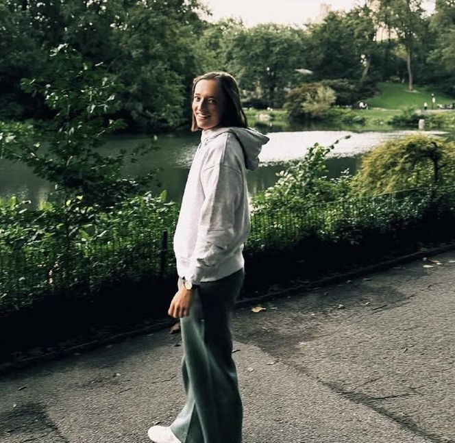 Iga Świątek w Central Parku w Nowym Jorku