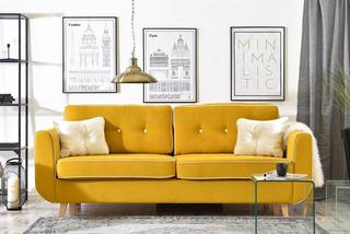 Modne żółte sofy