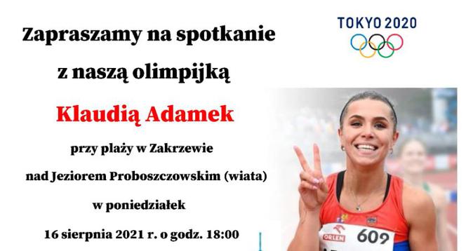 Wrażeniami z udziału w Igrzyskach Olimpijskich podzieli się z nami Klaudia Adamek