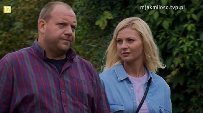 	M jak miłość. Jagoda (Katarzyna Kołeczek), Tadeusz (Bartłomiej Nowosielski)