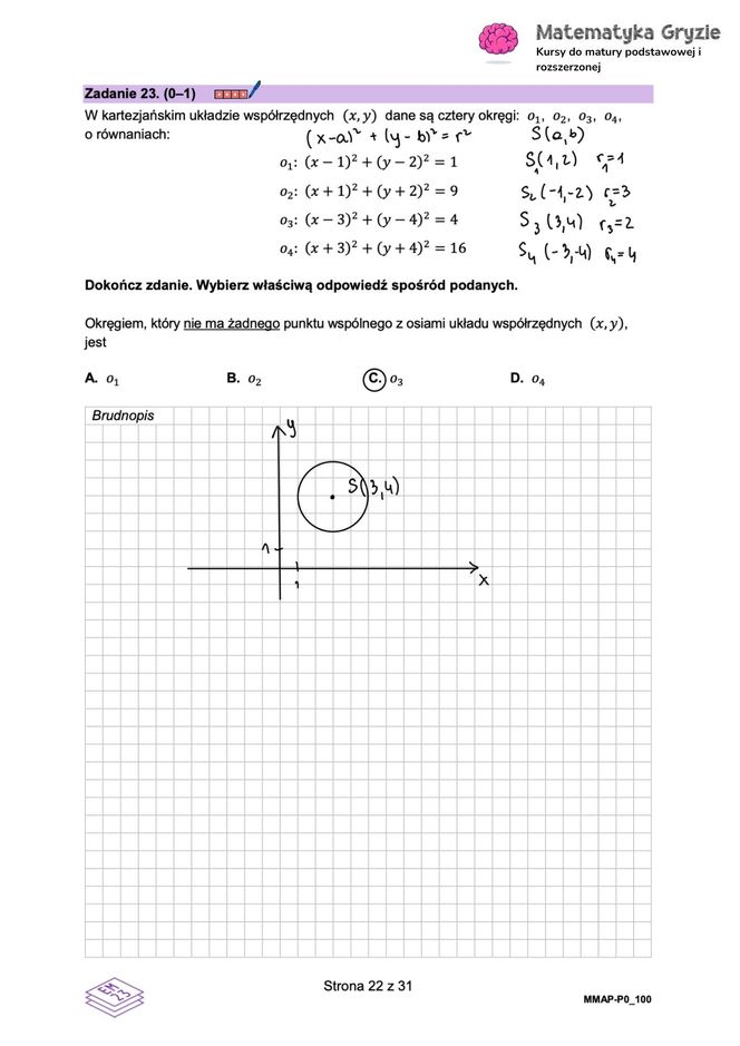 Matura próbna matematyka 2024 - odpowiedzi