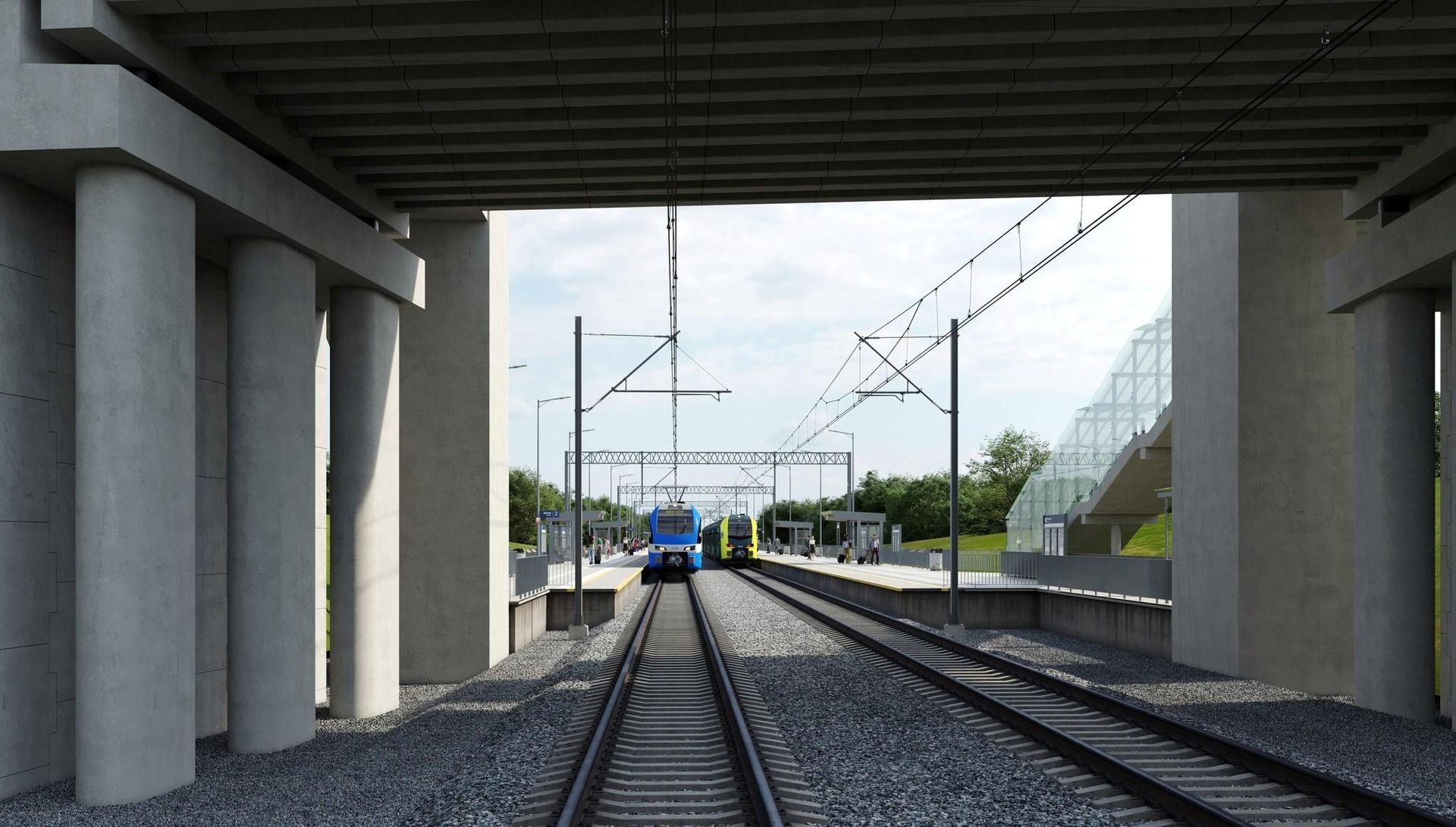 Budowa linii Podłęże - Gdów. Do 2029 roku powstaną nowe tory, mosty, wiadukty i przeszło 900-metrowy tunel. 