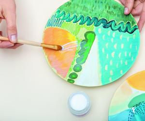 Instrukcja malowania talerzy DIY – krok 3. 