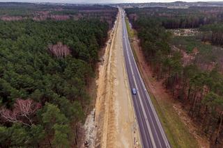 Remont gierkówki DK 91 zdjęcia styczeń 2024