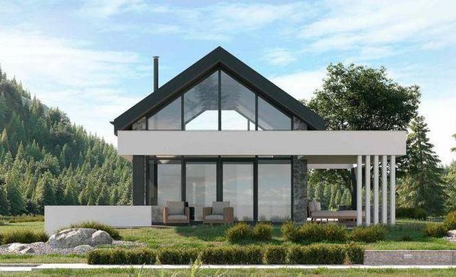 Projekt domu o pow. użytkowej 53,7 m2