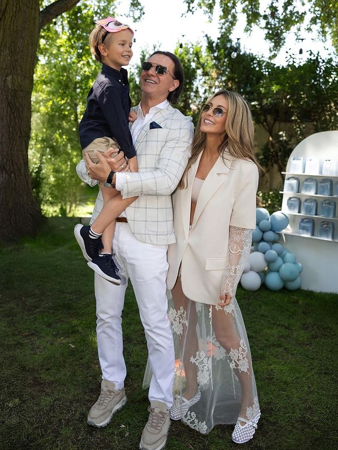 Urodziny Henia, syna Małgorzaty Rozenek-Majdan i Radosława Majdana