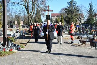 Ostatnie pożegnanie ratownika medycznego, który zmarł na dyżurze