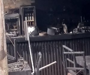 Pożar restauracji Imperium w Piekarach Śląskich