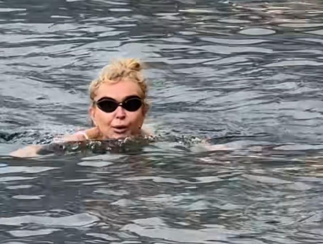 Monika Olejnik na wakacjach